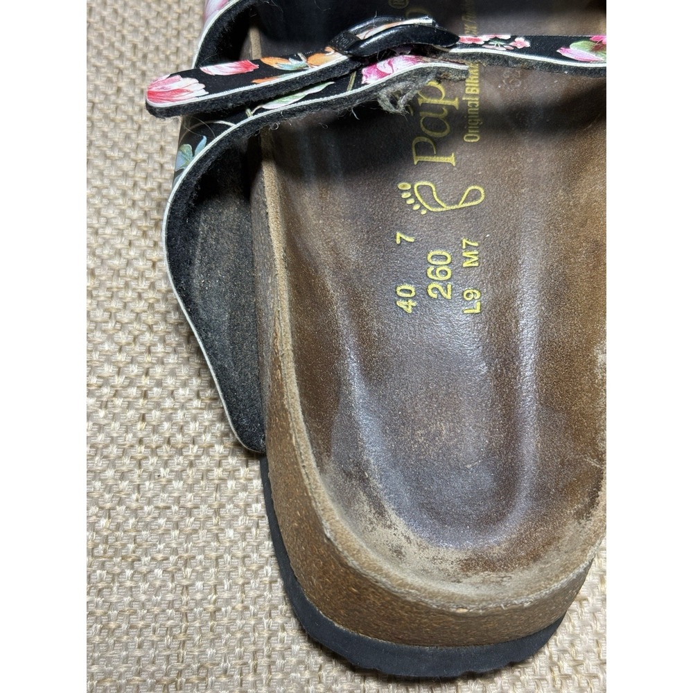 Birkenstock Papillio Florida Sandals Womens 9 Floral Multicolor 3 Strap - Picture 9 of 16